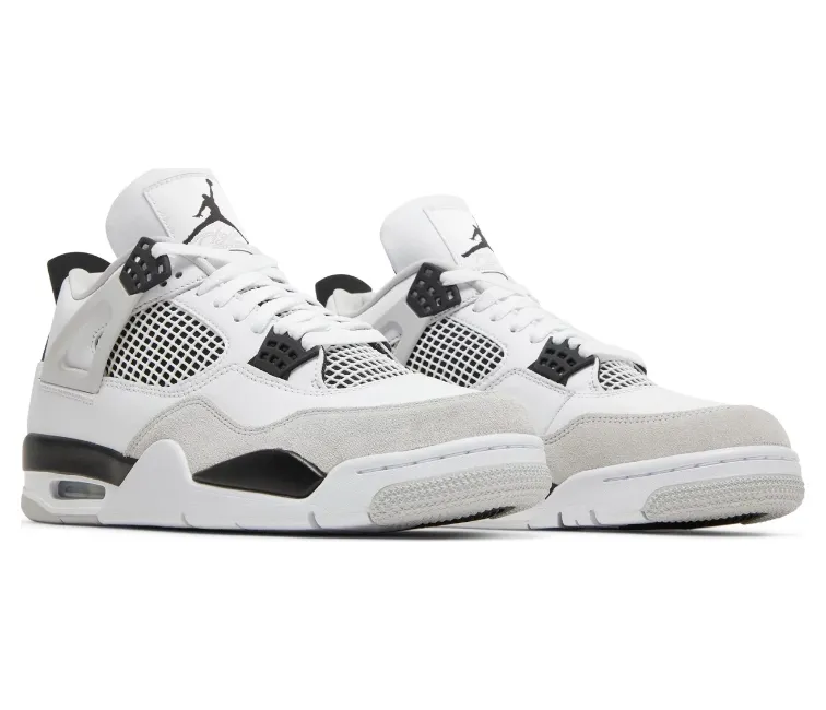 Ultra Cloud Foam Comfort Strap Mens Nike Air Jordan 4 Retro (Military Black)