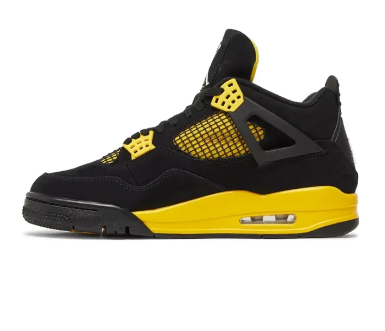 Classic Vibe Men??s Nike Air Jordan 4 Retro (Thunder)