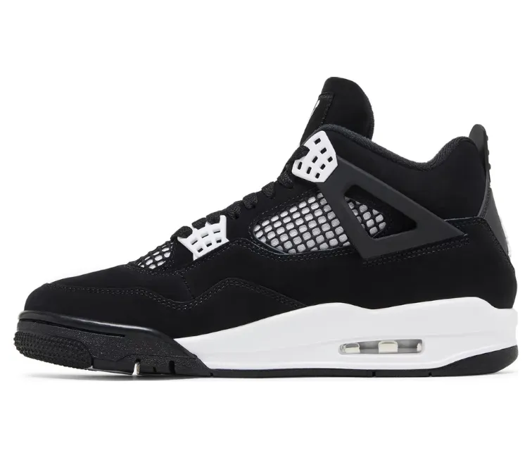 Sporty Fit Lean Form Men??s Nike Air Jordan 4 Retro (White Thunder)