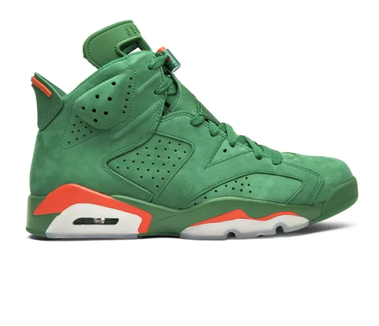 Fashion-Forward Look Cushioned performance Men's Nike Air Jordan 6 (Gatorade Green 2017)