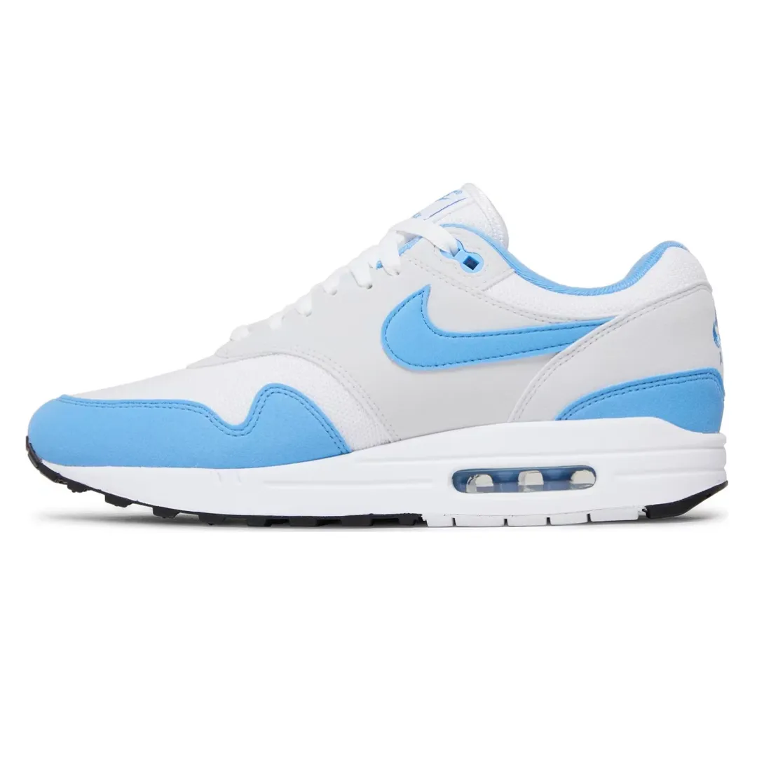 Ultimate Stability Tailored Design Mens Nike Air Max 1 White/University Blue