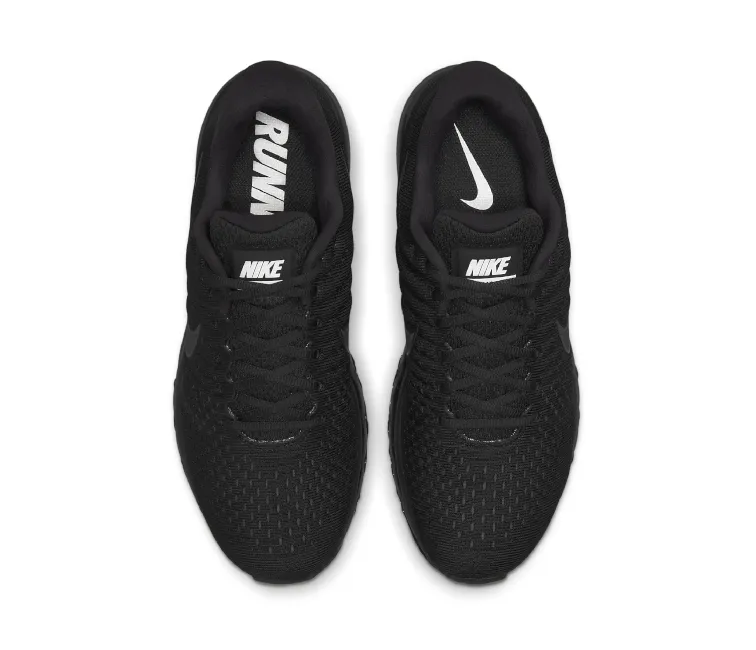 Men's Nike Air Max 2017 (Triple Black) Loose Fit Hyperelastic Foam