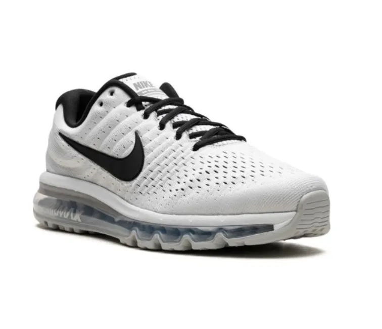 Distinctive breathability Men's Nike Air Max 2017 (White/Pure Platinum)