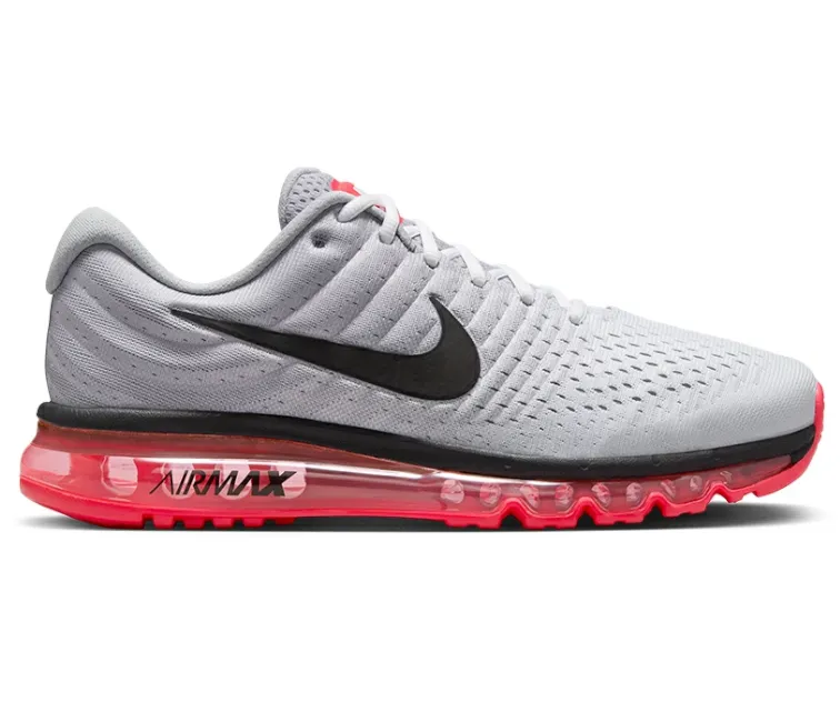 All Gender Men's Nike Air Max 2017 (Wolf Grey/Hot Punch)
