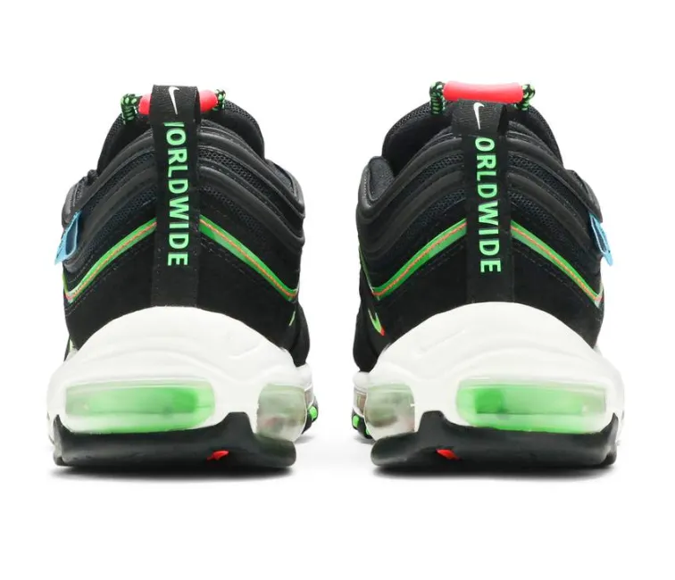 Slip Easy Men's Nike Air Max 97 Worldwide (Black)