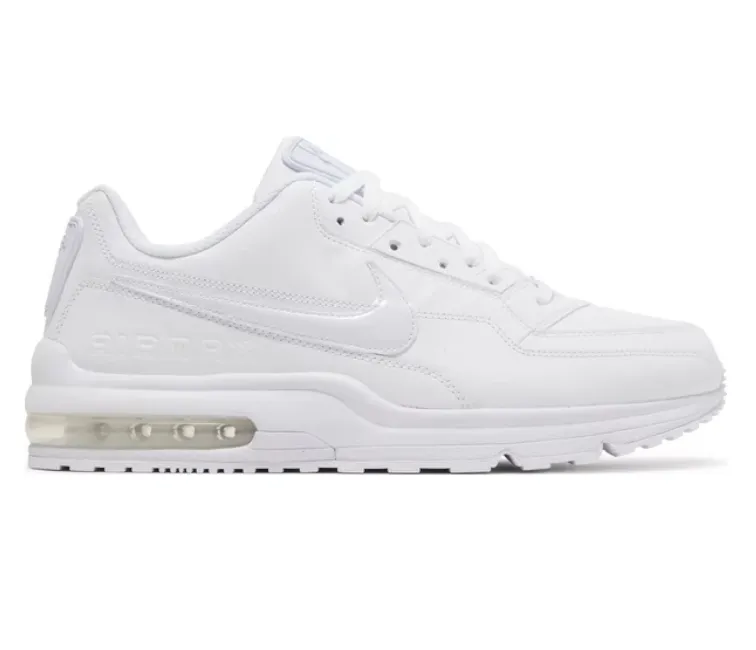 Men's Nike Air Max LTD 3 (Triple White) Sporty Fit