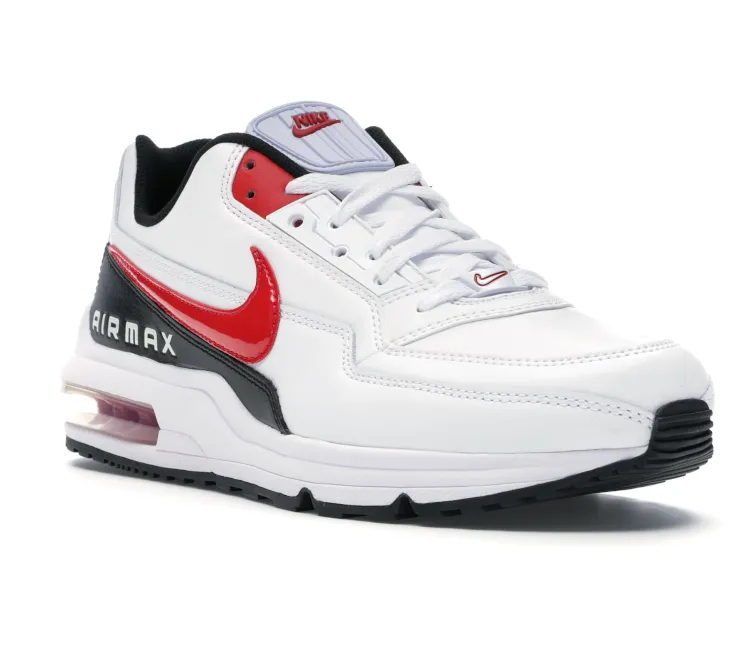 Men's Nike Air Max LTD 3 (White/University Red) Comfort Option Strong Stride