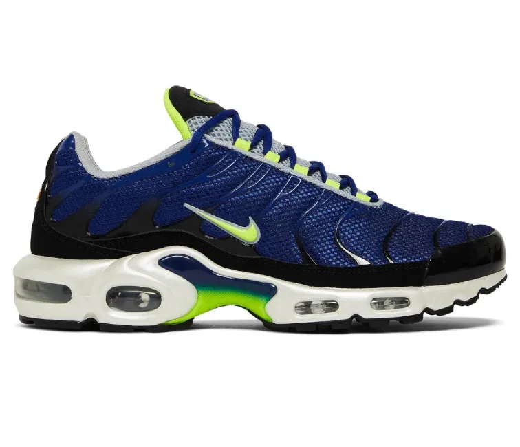 Precision Fit Engineering Low Effort Men's Nike Air Max Plus TN (Atlantic Blue)