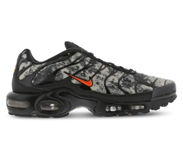Men??s Nike Air Max Plus TN (Black Orange Camo) Running Style