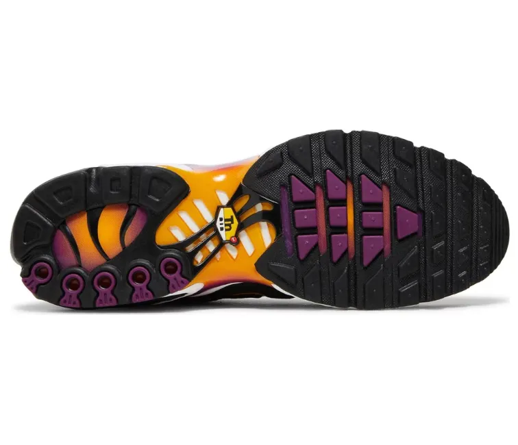 Hiking Shoes Sleek cushioning Men's Nike Air Max Plus TN (Black/Gold-Purple)