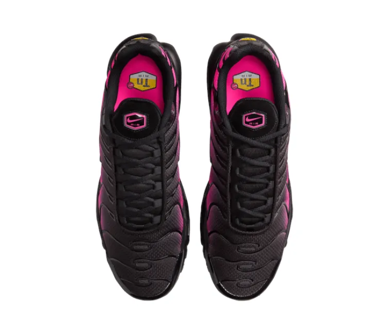Sneaker Customization Men's Nike Air Max Plus TN (Black/Hyper Pink)