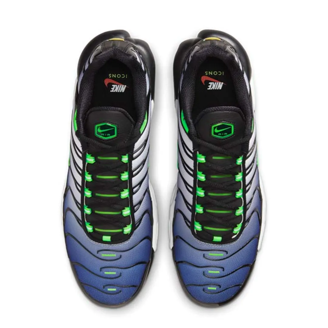 Men's Nike Air Max Plus TN (Black/Scream Green) Anti Slip Lacing