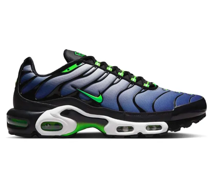 Men's Nike Air Max Plus TN (Black/Scream Green) Thermal Regulating