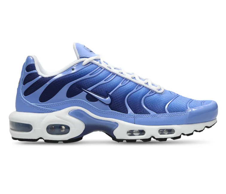 Men's Nike Air Max Plus TN (Royal Pulse aka Bulldogs) Sock Like Bold Detail