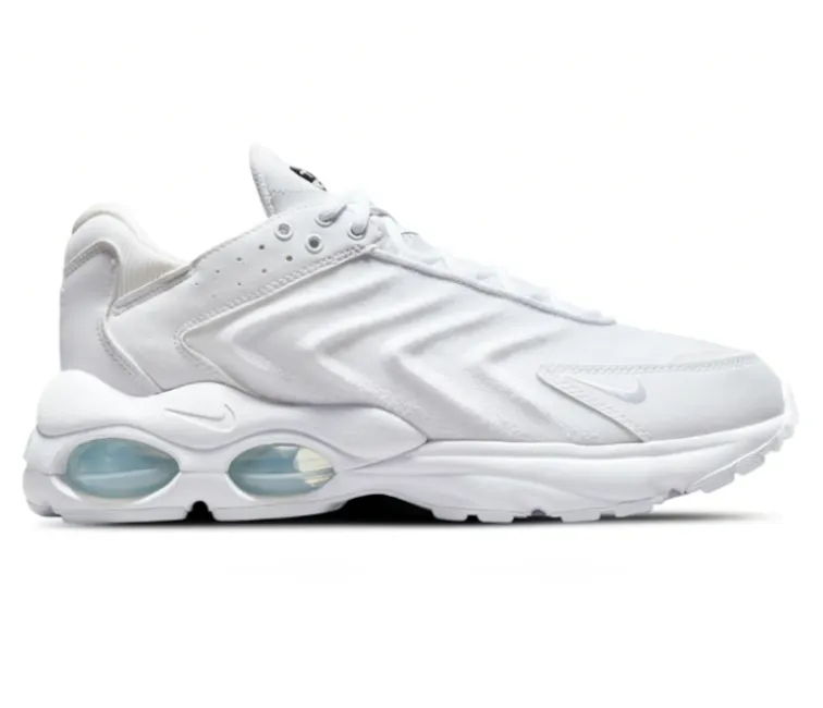 Men's Nike Air Max Tailwind TW (Triple White) Outdoor Fit Vented Heel Panel