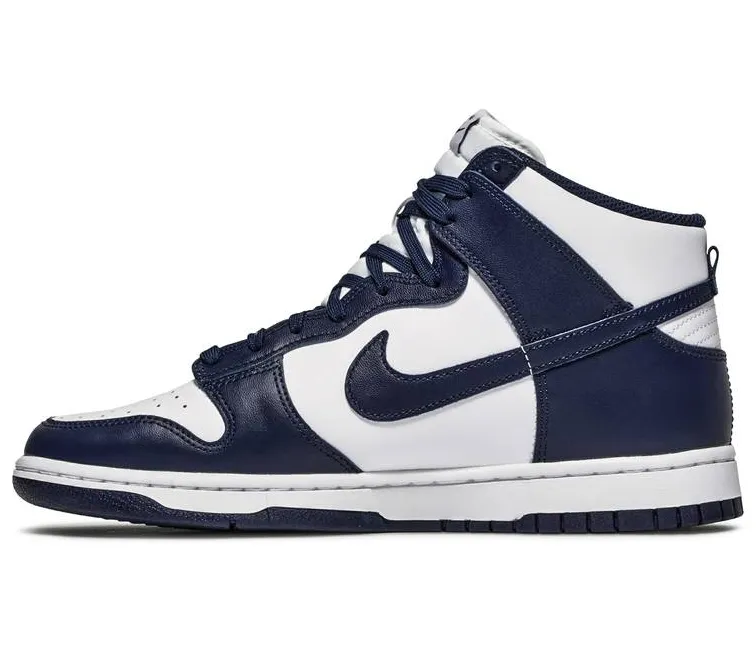Dual Zone Traction Men's Nike Dunk High Retro (Midnight Navy)