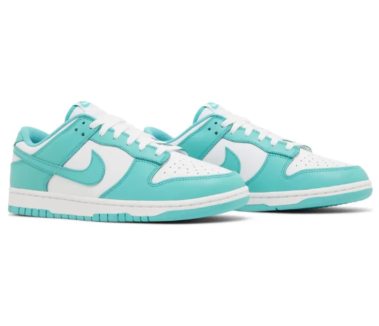 Men's Nike Dunk Low (Clear Jade) Wide Base Platform Smooth Finish