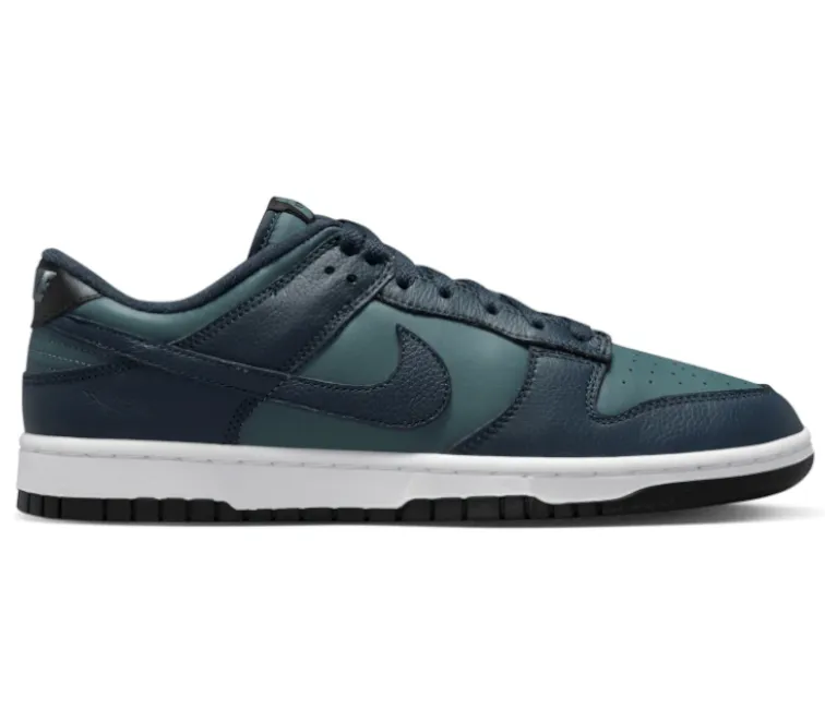 Men's Nike Dunk Low Retro (Armory Navy) Reinforced Eyelets Design Minimal Style