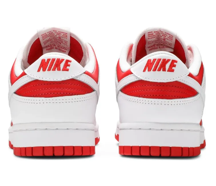 Men's Nike Dunk Low Retro (Championship Red) Performance Wear Impact Diffusion Layers