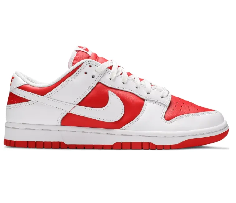 Microfiber Insole Men's Nike Dunk Low Retro (Championship Red)