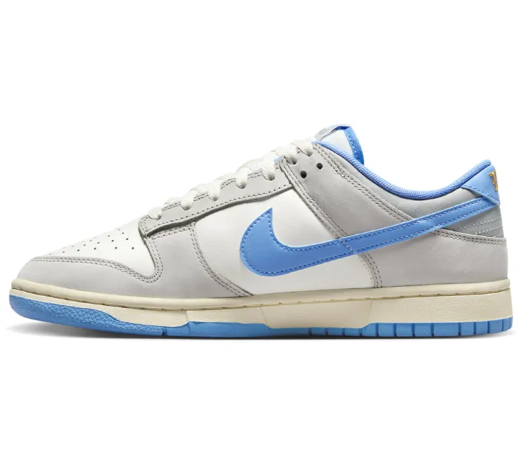Men's Nike Dunk Low (Sail/University Blue) MoistureWicking Low Top