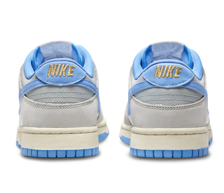 Men's Nike Dunk Low (Sail/University Blue) Soft Padding