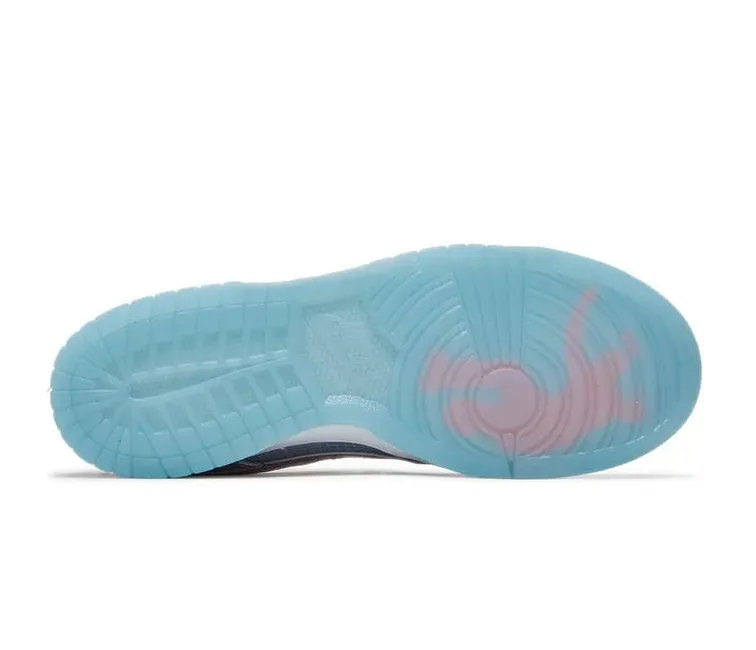 Men??s Nike Dunk Low Union LA Passport Pack (Argon) Athletic Design