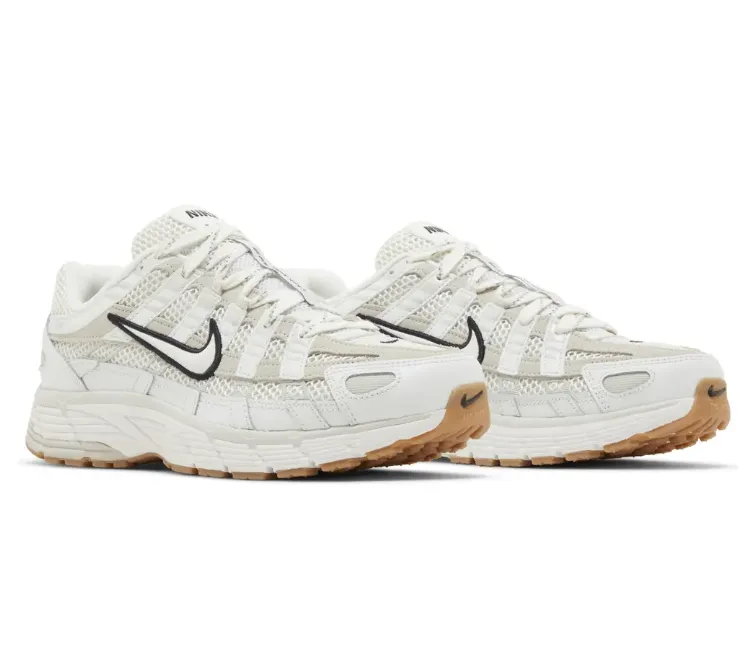 Men??s Nike P-6000 (Light Bone) Vegan Leather Alternatives Velcro Closure