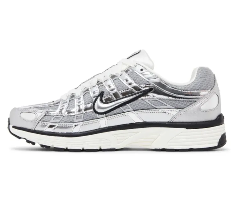 Men??s Nike P-6000 (Metallic Silver) Zigzag Impact Zone Hyperbolic Cushioning