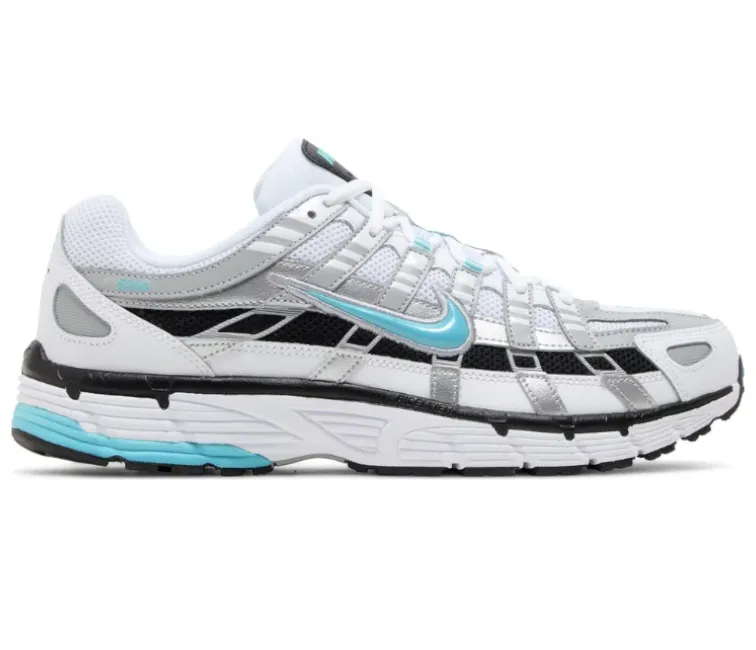 Fashion Style Mens Nike P-6000 (White/Dusty Cactus)