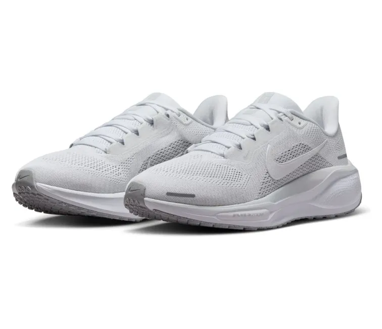 Mens Nike Pegasus 41 (White/Pure Platinum) Fitness Lovers
