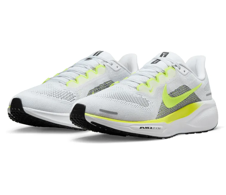 Men's Nike Pegasus 41 (White/Volt) Recycled Sockliner