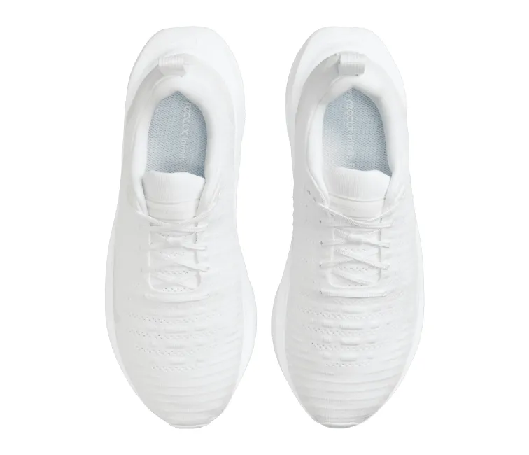 Mens Nike React Infinity Run 4 (Triple White) Endurance Ready Impact Diffusing Plate
