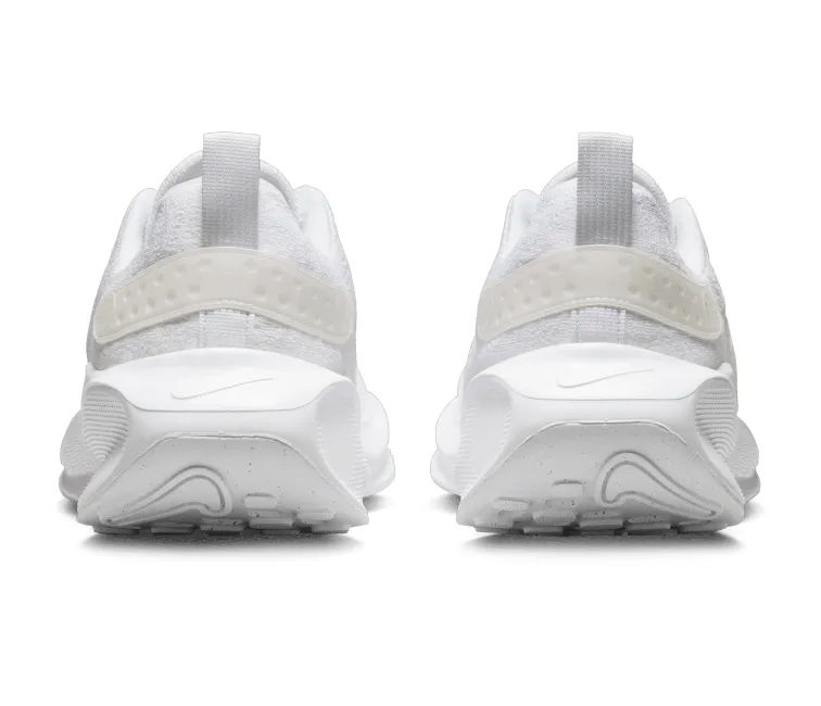 Mens Nike React Infinity Run 4 (Triple White) Bonded Overlays Precision Fit Engineering