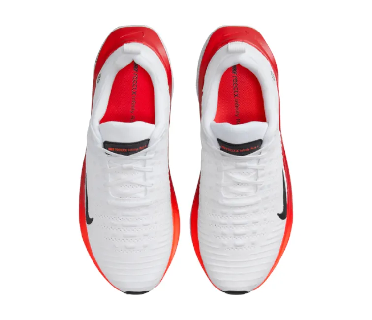 Men??s Nike React Infinity Run 4 (White/Red) Minimal Style Heel Support