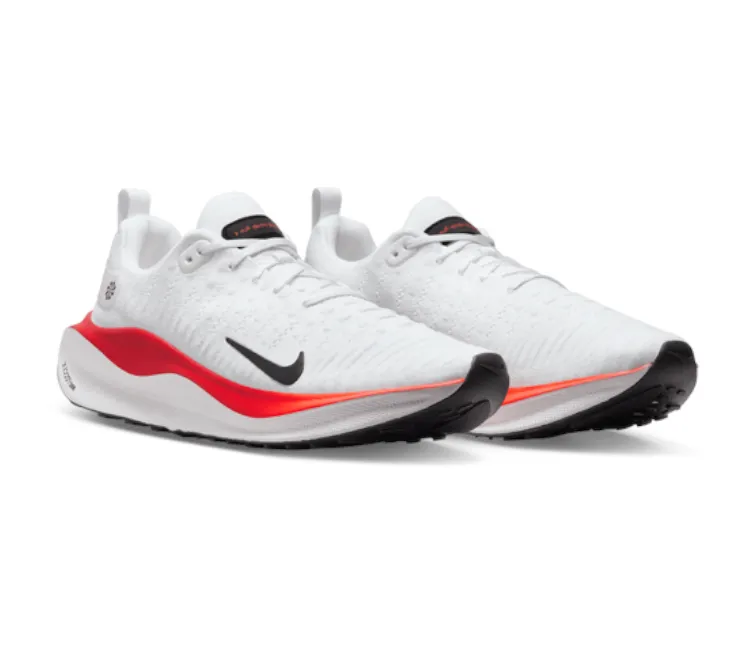 Men??s Nike React Infinity Run 4 (White/Red) Waffle Traction Outsole Chill Mode