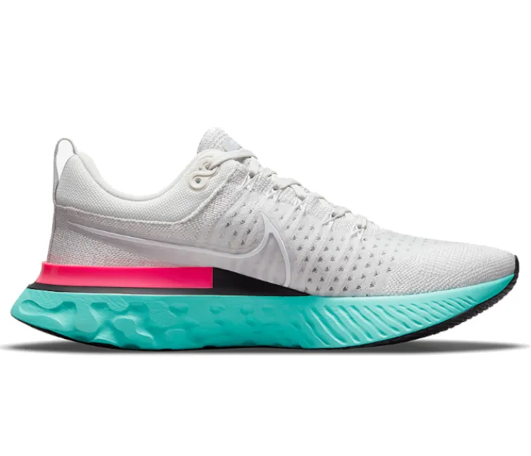 Men's Nike React Infinity Run Fk 2 (Platinum Tint/Grey Fog) Smart cushioning Fitness Footwear