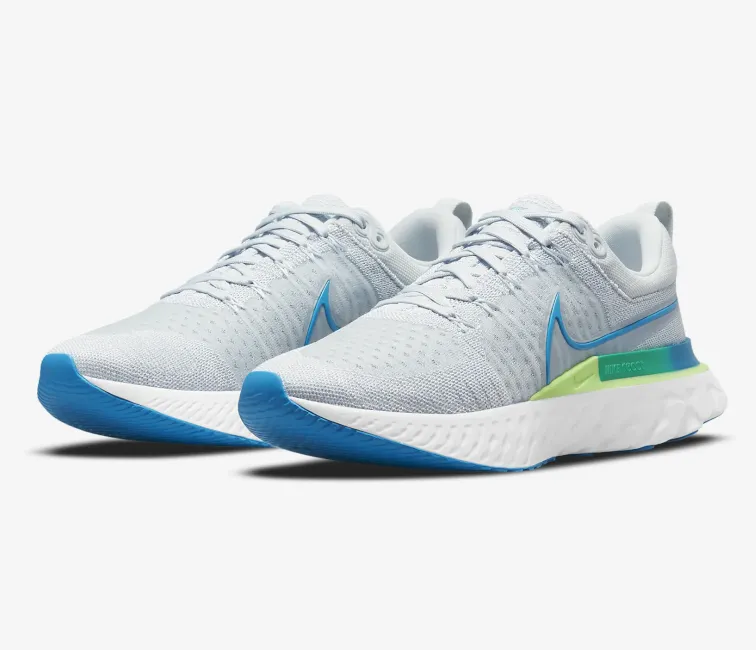 Weatherproof Men's Nike React Infinity Run FK 2 (Platinum/Laser Blue)
