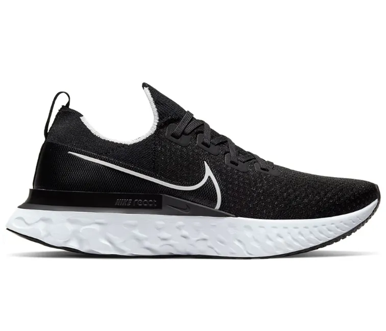 Men's Nike React Infinity Run FK (Black/White) Lightweight Ease Sneaker Cleaner