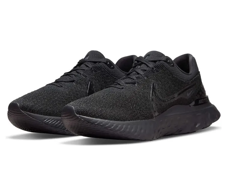 Energy Returning Sole Men??s Nike React Infinity Run FK3 (Black/Black)