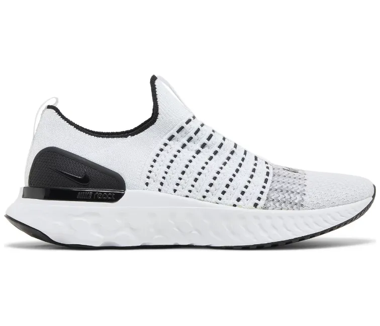Men's Nike React Phantom Run (True White/Black) Training Style