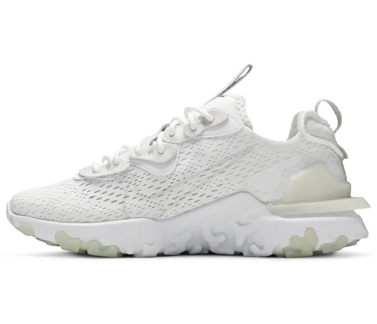 Stretch Knit Upper Men's Nike React Vision (White/Smoke Grey)
