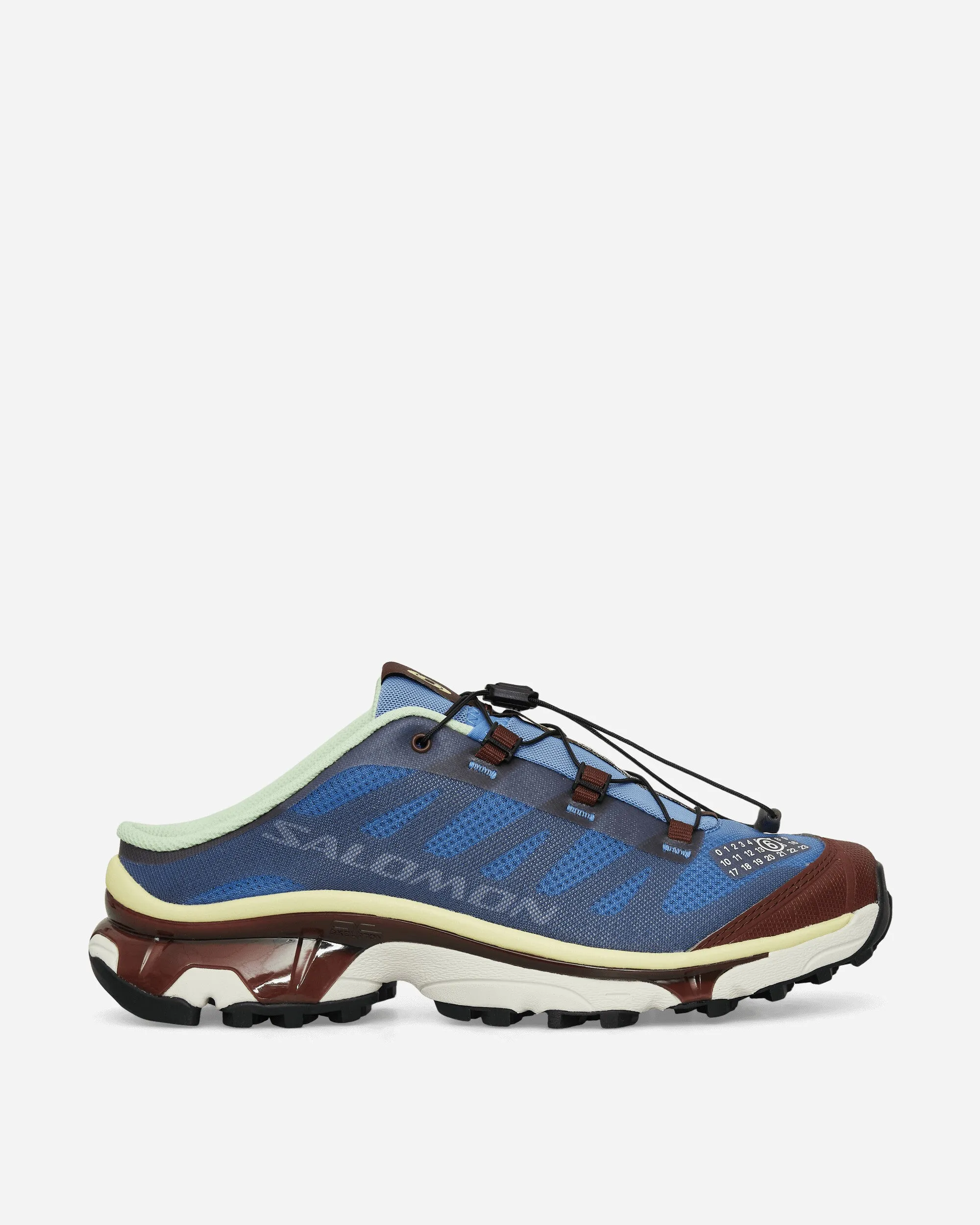 Men's Salomon XT-4 Mules Ultramarine / Rum Raisin / Yellow Iris Eco Support Heel Cup Stability