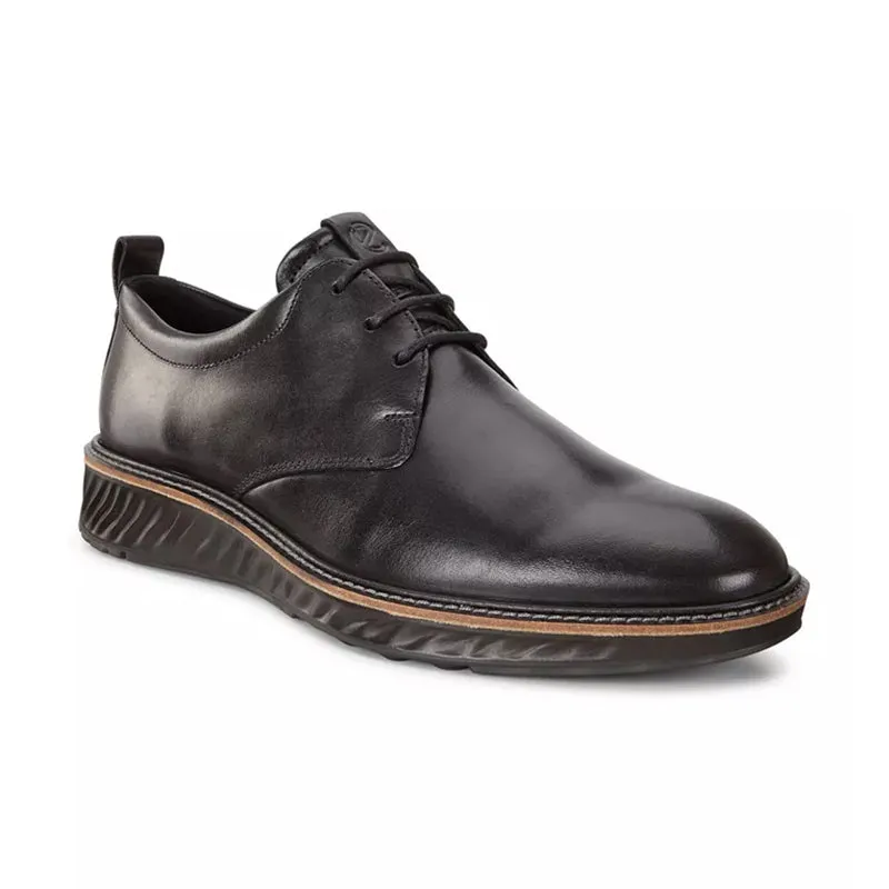 Contrast Stitch Event Shade Men's ST.1 Hybrid Plain Toe Black