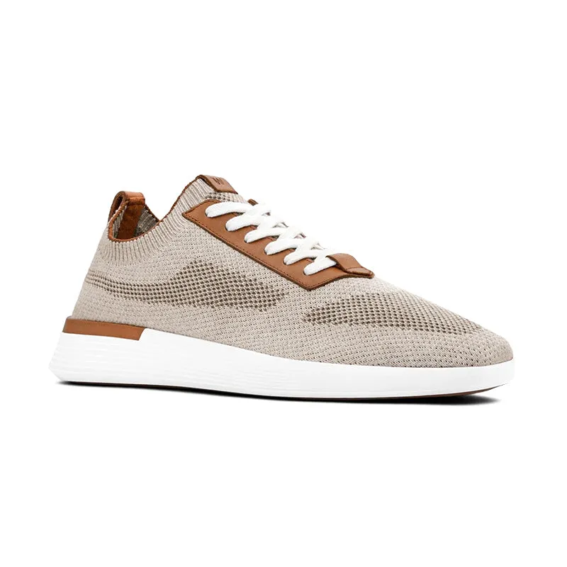 Monk Strap Lounge Meeting Men's Supremeknit Trainer Mocha/White