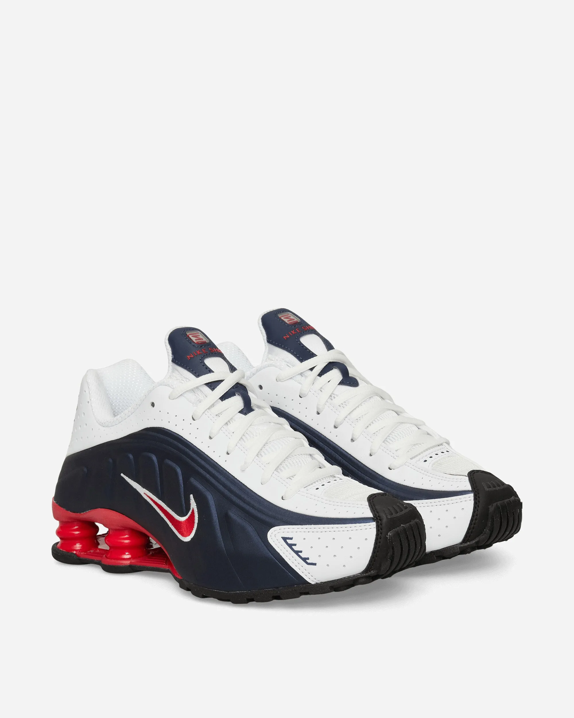 Shox R4 Sneakers Midnight Navy / White / Gym Red Athletic Appeal Outdoor Leisure