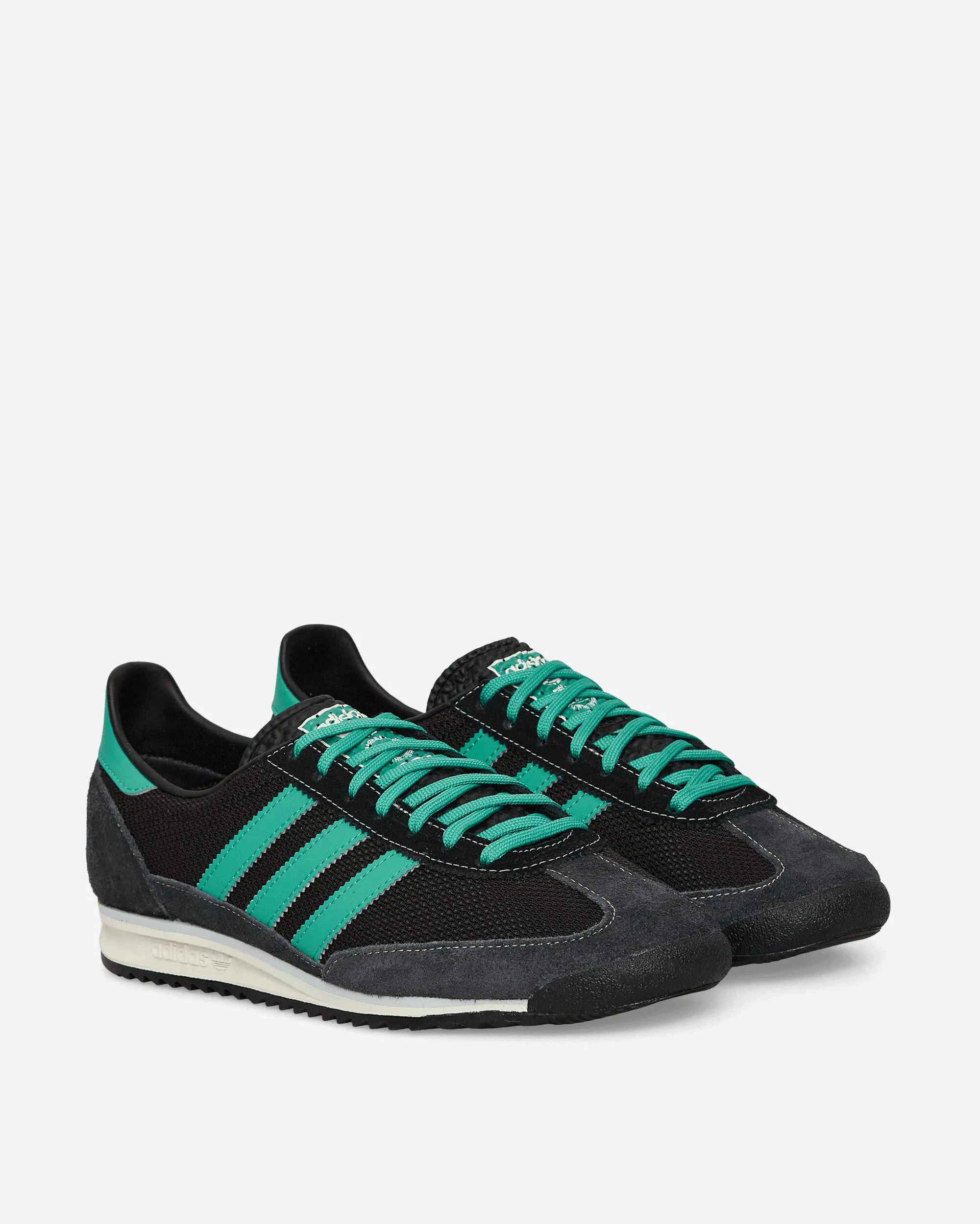 Women's SL 72 Sneakers Core Black / Semi Court Green Anti Abrasion