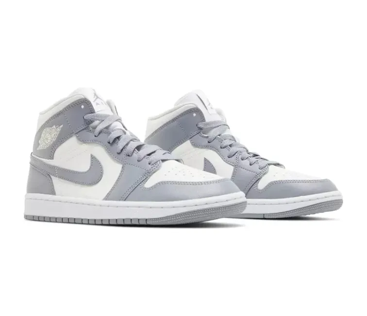 Women's Nike Air Jordan 1 Mid (Sail/Stealth) Daily Walk