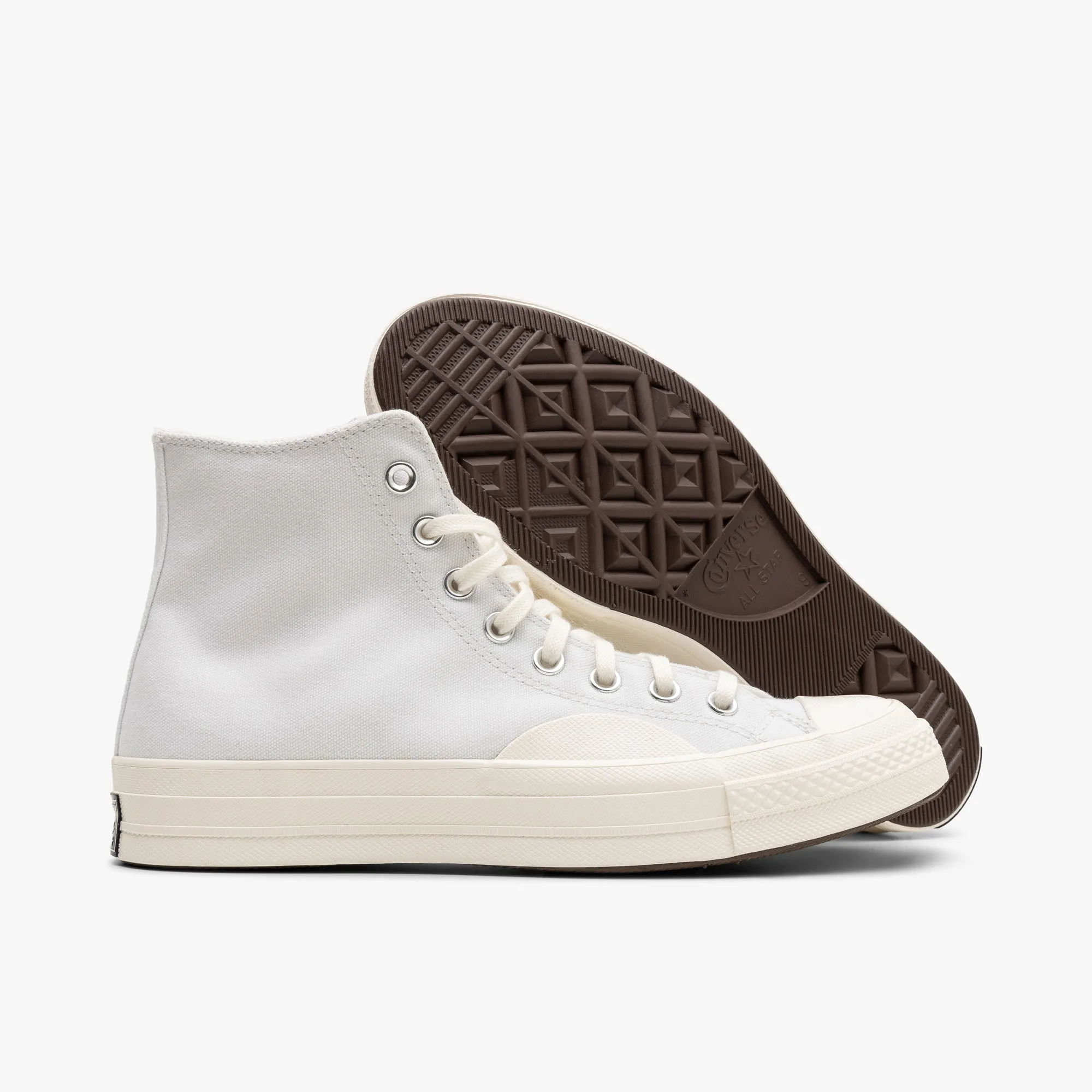 Converse Chuck 70 Textured Hi / White / Vintage White - Egret Pro Ride Fit