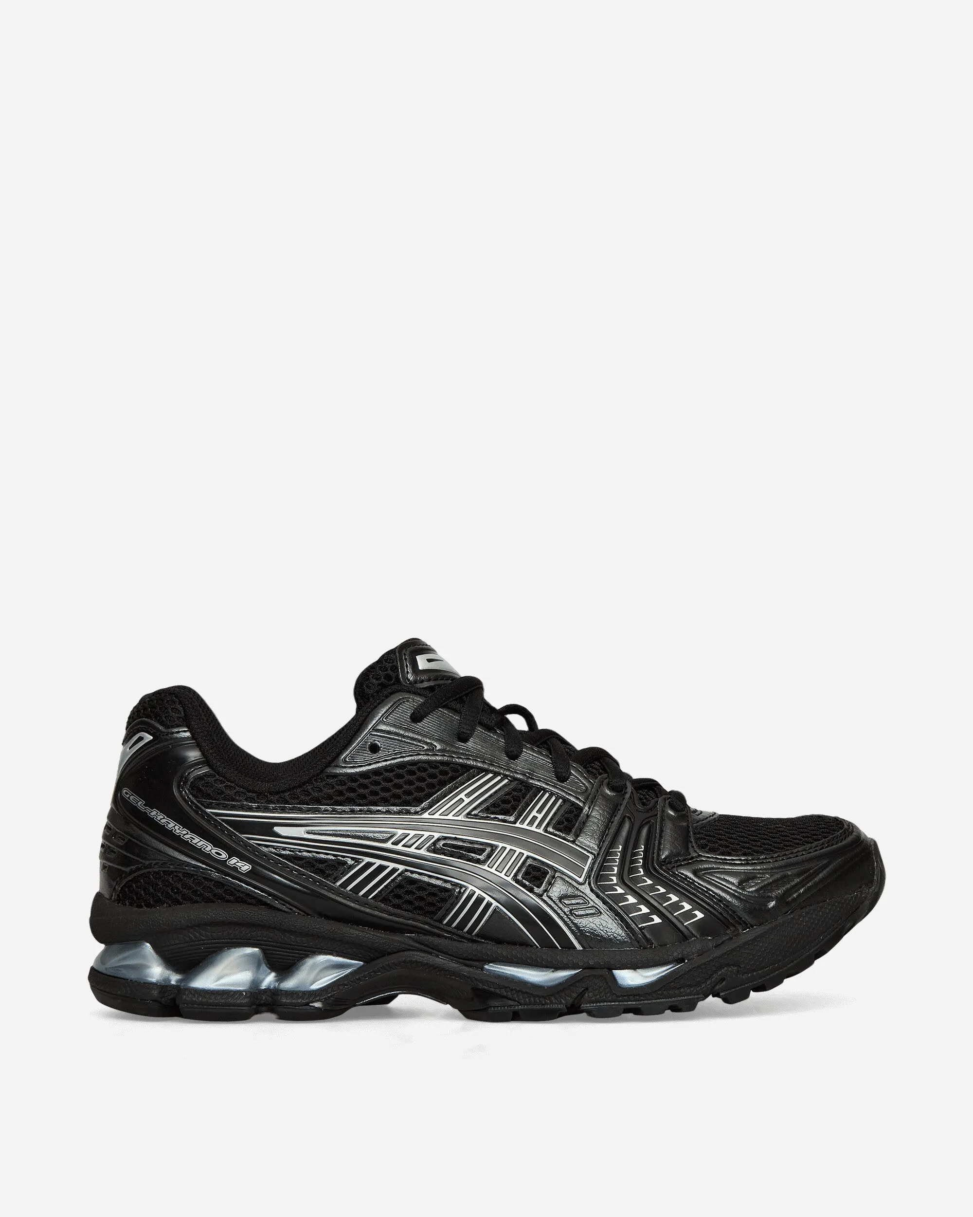 GEL-Kayano 14 Sneakers Black / Pure Silver Contrasting Colors Adaptive cushion